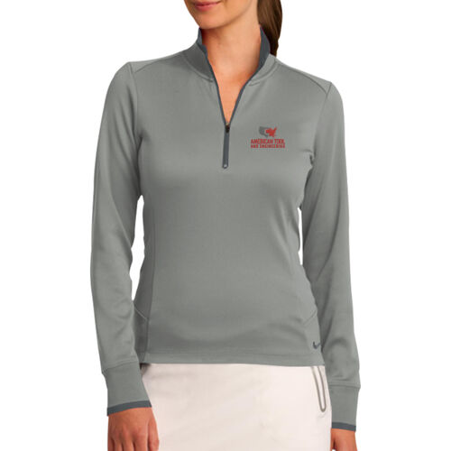 Dark - Ladies Dri FIT 1/2 Zip Cover Up Thumbnail